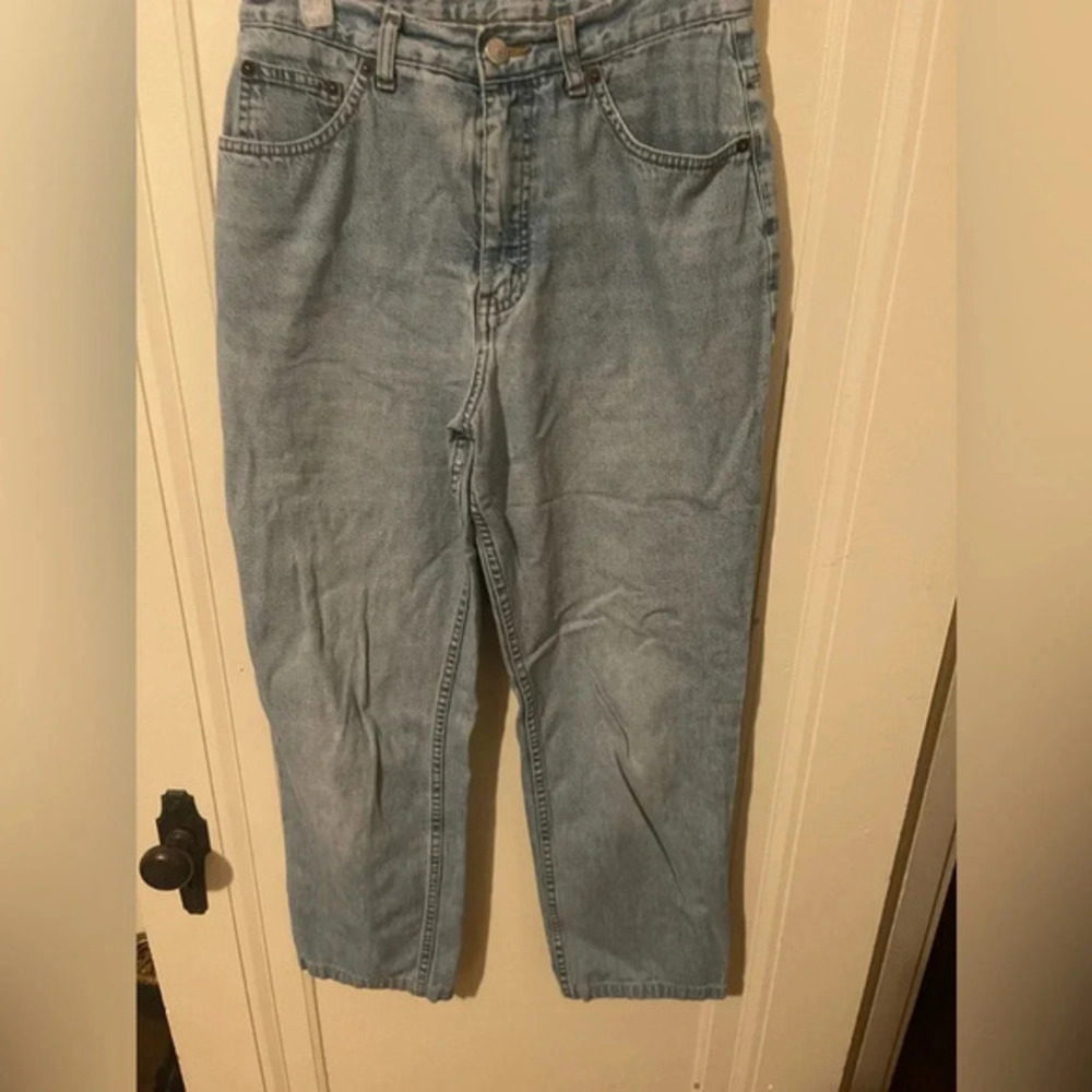 Marks and Spencer Womens High Waisted Mom Jeans M&S Stretch Blue Denim Trousers